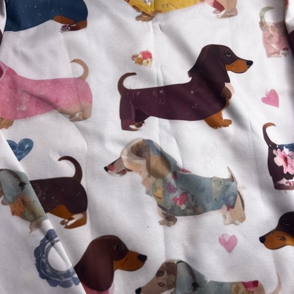 WOMES DACHSHUND PUPPIES TOP SIZE XL NIP - Picture 8 of 15